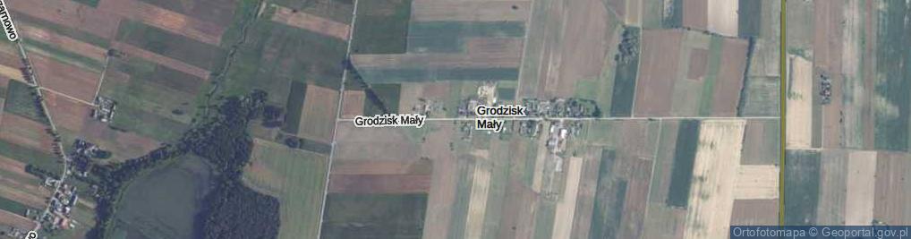 Zdjęcie satelitarne Grodzisk Mały ul.